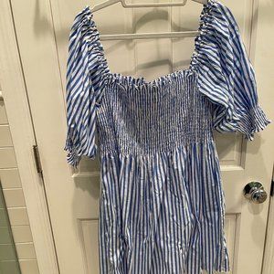 Extremely RARE Blueberry Stripe Athena Nap Dress